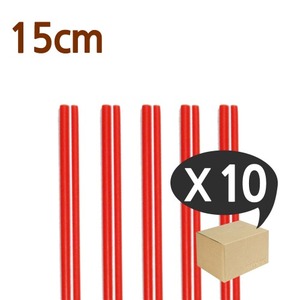 15cm 커피스틱 레드 1박스 (1000개x10봉)