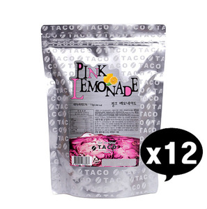 타코 핑크레몬 에이드 리필형 1박스(1kgx12개)